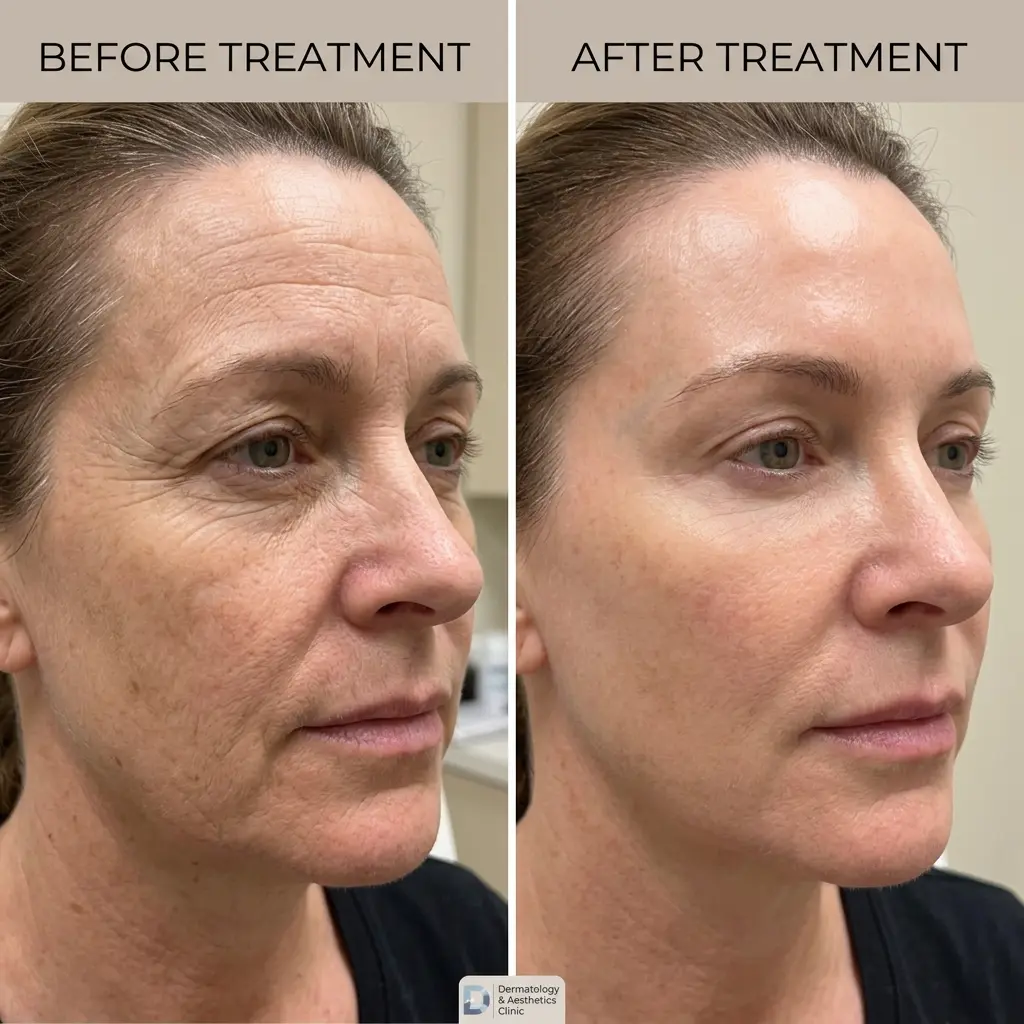 Anti-Ageing Laser Before & After